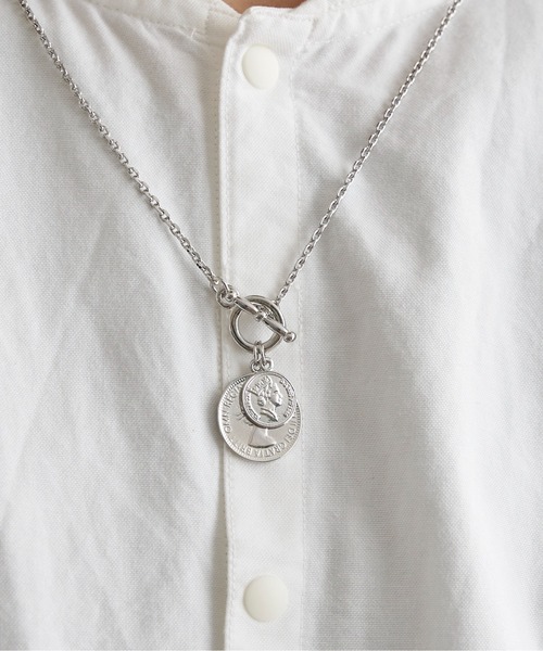 CPCM(シーピーシーエム)の「2コインネックレス(ネックレス・メンズ・シルバー/ゴールド・FREE)」の5枚目の写真