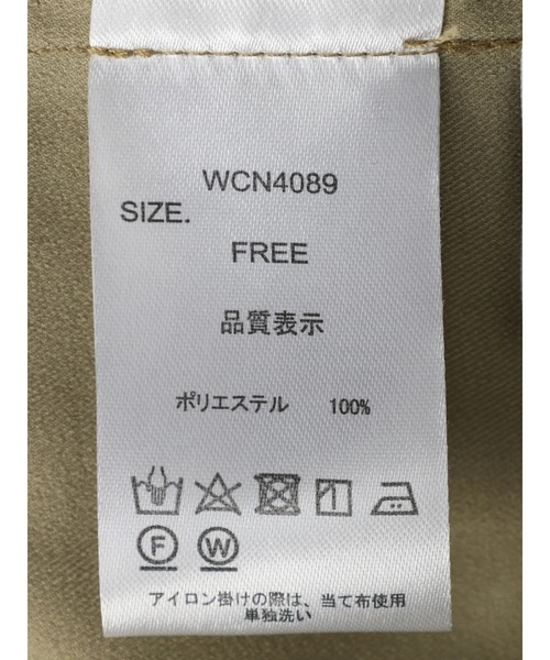 koe（コエ）の「ポリエステルツイル ステンカラーコート＊（ステンカラーコート・レディース・カーキ/アイボリー・FREE）」の22枚目の写真