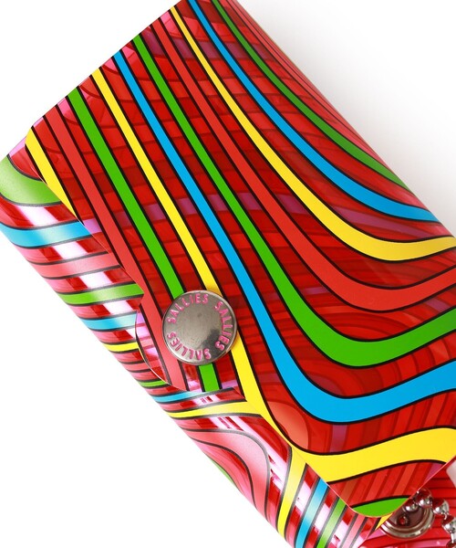 SALLIES（サリーズ）の「SALLIES / Pocket Pal BORDER ミニマル ウォレット（財布・メンズ・ブラック/ピンク/ブルー・ONE SIZE）」の20枚目の写真