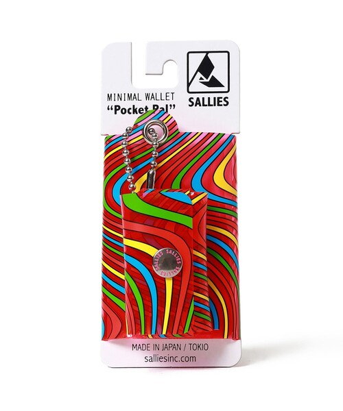 SALLIES（サリーズ）の「SALLIES / Pocket Pal BORDER ミニマル ウォレット（財布・メンズ・ブラック/ピンク/ブルー・ONE SIZE）」の21枚目の写真