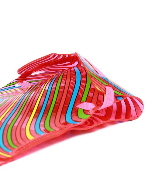 SALLIES（サリーズ）の「SALLIES / Pocket Pal BORDER ミニマル ウォレット（財布・メンズ・ブラック/ピンク/ブルー・ONE SIZE）」の8枚目の写真