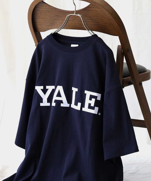 Right-on（ライトオン）の「カレッジプリントＴシャツ（Tシャツ/カットソー・メンズ・ホワイト/ネイビー/ライトグレー/グリーン/ネイビー×ホワイト/イエロー・L/S/XL/M）」の10枚目の写真