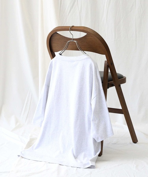 Right-on（ライトオン）の「カレッジプリントＴシャツ（Tシャツ/カットソー・メンズ・ホワイト/ネイビー/ライトグレー/グリーン/ネイビー×ホワイト/イエロー・L/S/XL/M）」の21枚目の写真