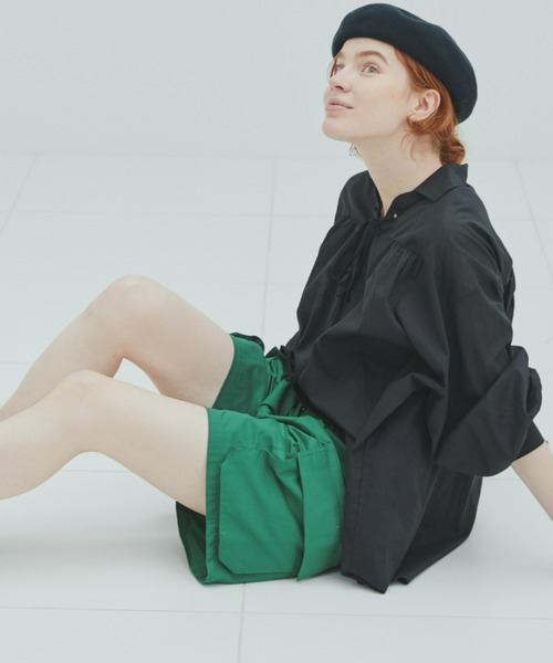 EDIT Gris（エディットグリ）の「カーゴポケットハーフパンツ　　FUDGE掲載商品（その他パンツ・レディース・ブラック/グリーン/アイボリー・FREE）」の21枚目の写真