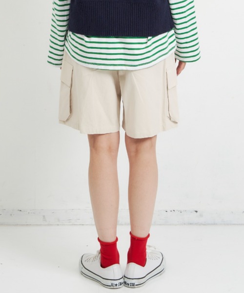 EDIT Gris（エディットグリ）の「カーゴポケットハーフパンツ　　FUDGE掲載商品（その他パンツ・レディース・ブラック/グリーン/アイボリー・FREE）」の5枚目の写真