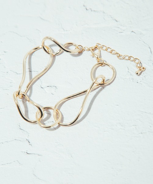 COLOR TOKYO ACCESSORIES(カラートウキョウアクセサリー)の「ウェーブリングブレス(ブレスレット・レディース・Silver/GOLD ・FREE)」の16枚目の写真