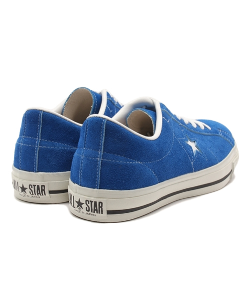 CONVERSE(コンバース)の「ONE STAR J SUEDE / ワンスター J スエード(スニーカー・メンズ・ブルー/イエロー・9/10.5/6/8/7.5/5.5/7/5/4.5/8.5/6.5/9.5)」の5枚目の写真