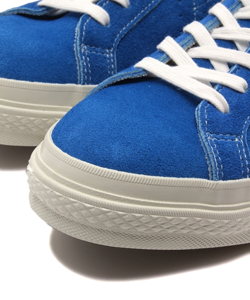 CONVERSE(コンバース)の「ONE STAR J SUEDE / ワンスター J スエード(スニーカー・メンズ・ブルー/イエロー・9/10.5/6/8/7.5/5.5/7/5/4.5/8.5/6.5/9.5)」の6枚目の写真