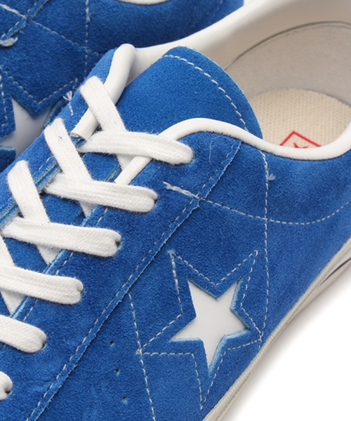 CONVERSE(コンバース)の「ONE STAR J SUEDE / ワンスター J スエード(スニーカー・メンズ・ブルー/イエロー・9/10.5/6/8/7.5/5.5/7/5/4.5/8.5/6.5/9.5)」の7枚目の写真