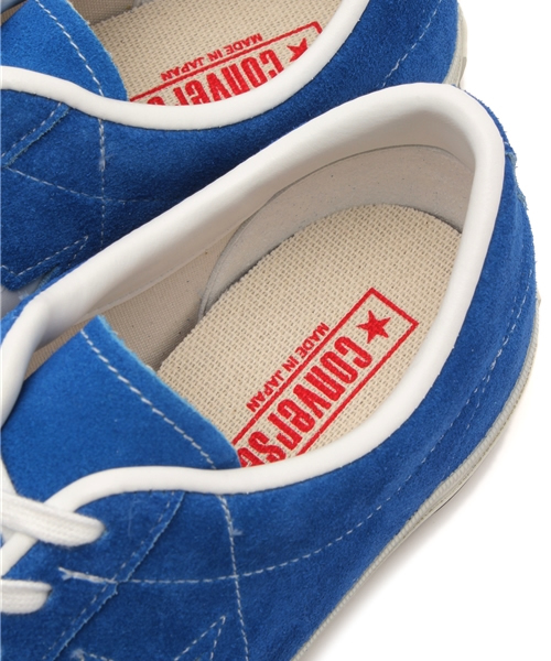 CONVERSE(コンバース)の「ONE STAR J SUEDE / ワンスター J スエード(スニーカー・メンズ・ブルー/イエロー・9/10.5/6/8/7.5/5.5/7/5/4.5/8.5/6.5/9.5)」の8枚目の写真