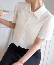 WEGO | WEGO/クリンクルパフスリーブシャツ(シャツ/ブラウス)