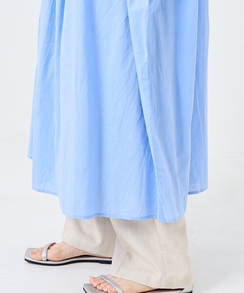 FREAK'S STORE(フリークスストア)の「インドピンタックワンピース(シャツワンピース・レディース・ブラック/オフホワイト/オレンジ/ブルー・フリ-)」の21枚目の写真