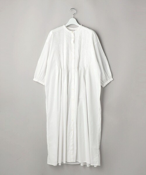 FREAK'S STORE(フリークスストア)の「インドピンタックワンピース(シャツワンピース・レディース・ブラック/オフホワイト/オレンジ/ブルー・フリ-)」の11枚目の写真