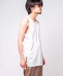 EFFECTEN | mta482-lace up tank top タンクトップ(タンクトップ)