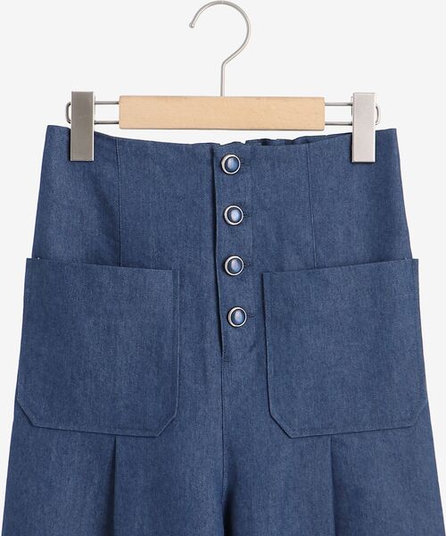 MAJESTIC LEGON(マジェスティックレゴン)の「ハイウエストワイドパンツ(その他パンツ・レディース・ピンク/ネイビー/ブラック・MEDIUM)」の14枚目の写真