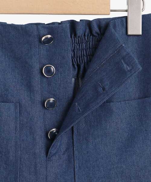 MAJESTIC LEGON(マジェスティックレゴン)の「ハイウエストワイドパンツ(その他パンツ・レディース・ピンク/ネイビー/ブラック・MEDIUM)」の17枚目の写真