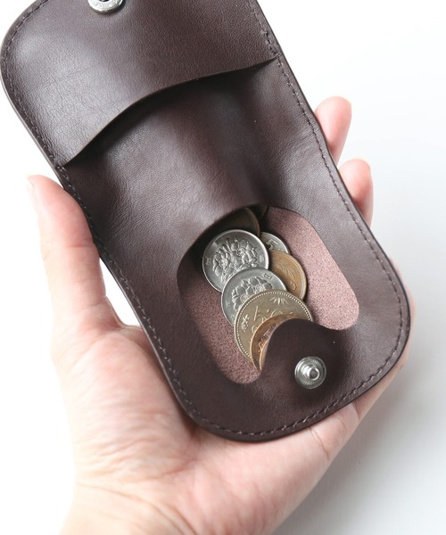 mieno（ミエノ）の「[mieno]牛革レザーコインケース小銭入れ（コインケース・レディース・ブラック/ブラウン/ダークブラウン/グリーン/アッシュグレー・FREE）」の16枚目の写真