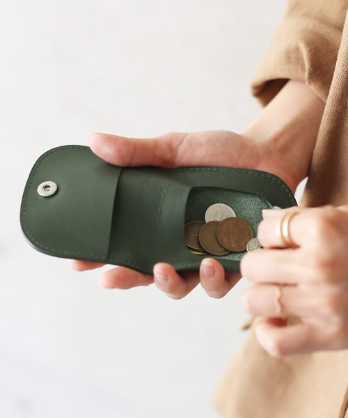 mieno（ミエノ）の「[mieno]牛革レザーコインケース小銭入れ（コインケース・レディース・ブラック/ブラウン/ダークブラウン/グリーン/アッシュグレー・FREE）」の10枚目の写真