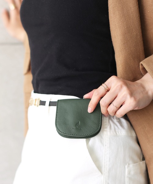 mieno（ミエノ）の「[mieno]牛革レザーコインケース小銭入れ（コインケース・レディース・ブラック/ブラウン/ダークブラウン/グリーン/アッシュグレー・FREE）」の8枚目の写真