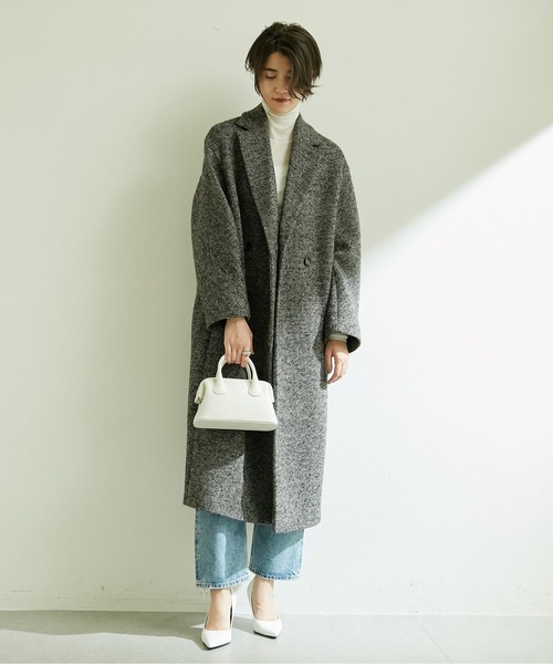 GALLARDAGALANTE（ガリャルダガランテ）の「ツイードチェスターコート（チェスターコート・レディース・ベージュ・FREE）」の2枚目の写真