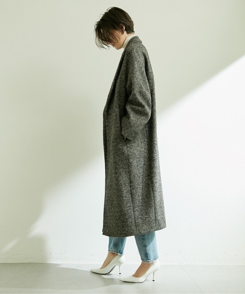 GALLARDAGALANTE（ガリャルダガランテ）の「ツイードチェスターコート（チェスターコート・レディース・ベージュ・FREE）」の3枚目の写真