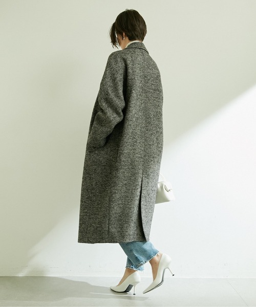 GALLARDAGALANTE（ガリャルダガランテ）の「ツイードチェスターコート（チェスターコート・レディース・ベージュ・FREE）」の4枚目の写真