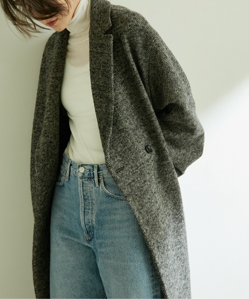 GALLARDAGALANTE（ガリャルダガランテ）の「ツイードチェスターコート（チェスターコート・レディース・ベージュ・FREE）」の6枚目の写真