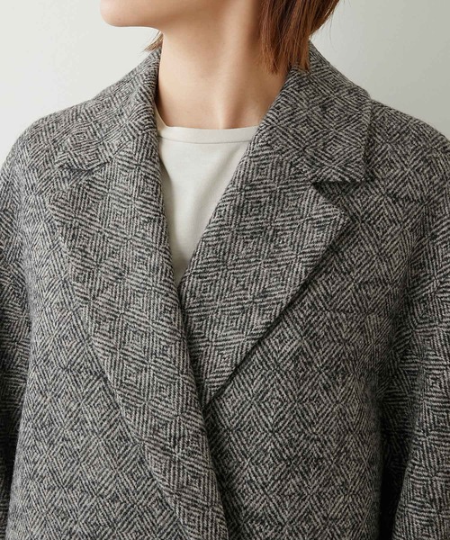 GALLARDAGALANTE（ガリャルダガランテ）の「ツイードチェスターコート（チェスターコート・レディース・ベージュ・FREE）」の10枚目の写真