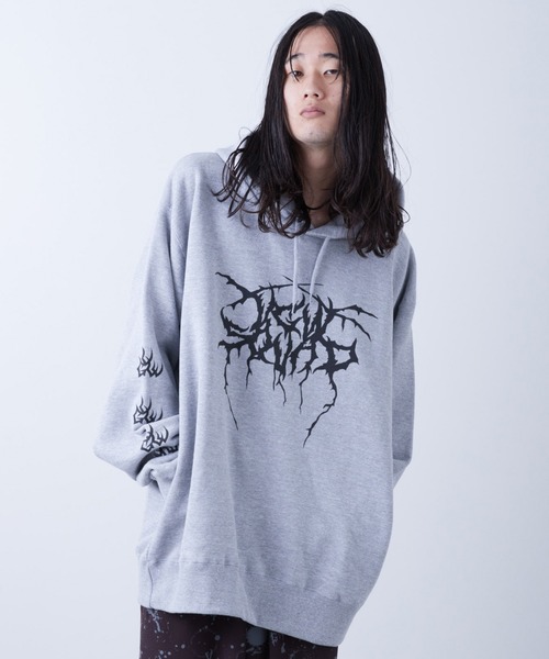 VIRGOwearworks(ヴァルゴウェアワークス)の「METALS BIG HOODIE(パーカー・メンズ・グレー/ブラック/ホワイト・2/3/4)」の3枚目の写真