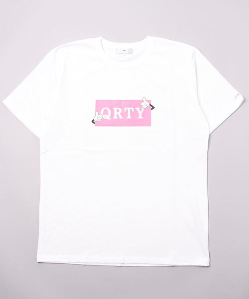 qwerty（クワーティ）の「QWERTY (クワーティ)Good Sign SS TEE（Tシャツ/カットソー・メンズ・ブラック/ホワイト・L/M/XL/LARGE）」の2枚目の写真