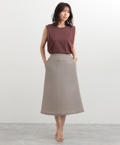 BARNYARDSTORM（バンヤードストーム）の「BARNYARDSTORM / ラウンドヘムノースリプルオーバー（Tシャツ/カットソー・レディース・ホワイト/ブラウン/グレー/ピンク/チャコール・1/0）」の12枚目の写真