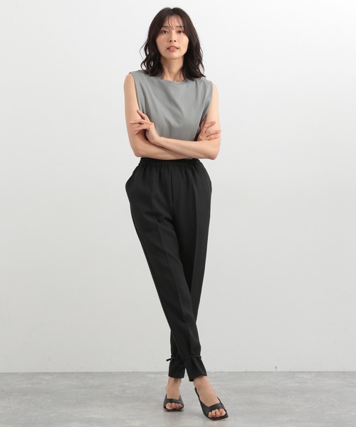 BARNYARDSTORM（バンヤードストーム）の「BARNYARDSTORM / ラウンドヘムノースリプルオーバー（Tシャツ/カットソー・レディース・ホワイト/ブラウン/グレー/ピンク/チャコール・1/0）」の6枚目の写真