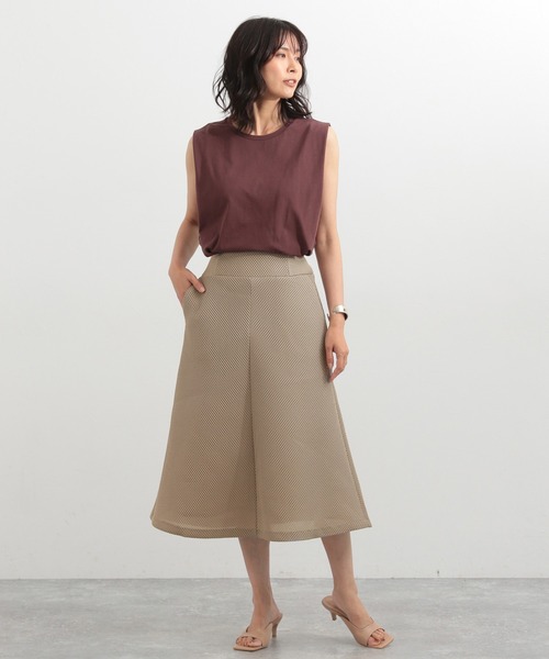 BARNYARDSTORM（バンヤードストーム）の「BARNYARDSTORM / ラウンドヘムノースリプルオーバー（Tシャツ/カットソー・レディース・ホワイト/ブラウン/グレー/ピンク/チャコール・1/0）」の9枚目の写真