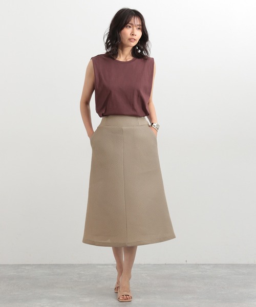 BARNYARDSTORM（バンヤードストーム）の「BARNYARDSTORM / ラウンドヘムノースリプルオーバー（Tシャツ/カットソー・レディース・ホワイト/ブラウン/グレー/ピンク/チャコール・1/0）」の10枚目の写真