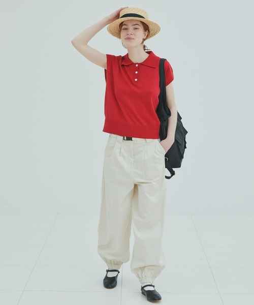 EDIT Gris(エディットグリ)の「リボン付きカンカン帽(ハット・レディース・ベージュ/ブラック・FREE)」の14枚目の写真