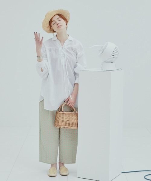 EDIT Gris(エディットグリ)の「リボン付きカンカン帽(ハット・レディース・ベージュ/ブラック・FREE)」の19枚目の写真