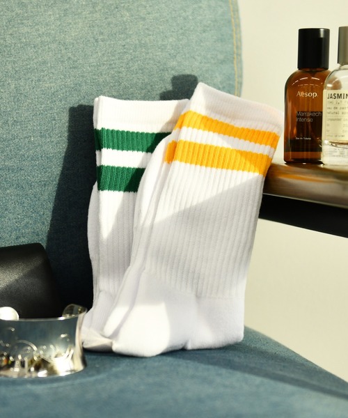 Healthknit(ヘルスニット)の「『Healthknit/ヘルスニット』2パックロングソックス(ソックス/靴下・メンズ・A/D/E/B/C/F・M/S)」の1枚目の写真