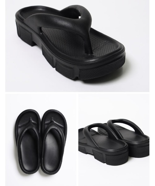 Re:EDIT（リエディ）の「軽量スポーティビーチサンダル（サンダル・レディース・ホワイト/ブラック・S～Ｍ/M～Ｌ/L～LL）」の18枚目の写真