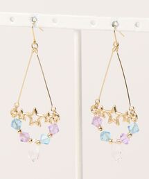【wamushroom by wamcom】star chandelier 星のシャンデリアピアス