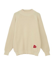HYSTERIC GLAMOUR | FLAMES LOGO刺繍 カールカールモックネックセーター(ニット/セーター)