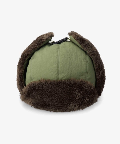 OVERRIDE（オーバーライド）の「OVERRIDE  RIP STOP CARGO TRAPPER（ハット・メンズ・グリーン/ブラック/ネイビー・58cm）」の10枚目の写真