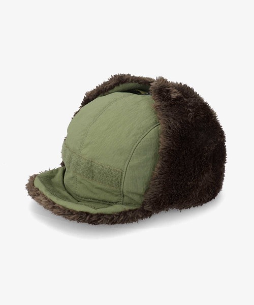 OVERRIDE（オーバーライド）の「OVERRIDE  RIP STOP CARGO TRAPPER（ハット・メンズ・グリーン/ブラック/ネイビー・58cm）」の15枚目の写真