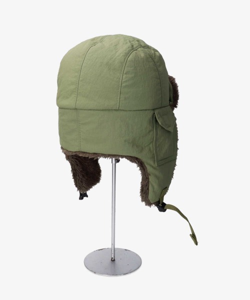 OVERRIDE（オーバーライド）の「OVERRIDE  RIP STOP CARGO TRAPPER（ハット・メンズ・グリーン/ブラック/ネイビー・58cm）」の17枚目の写真