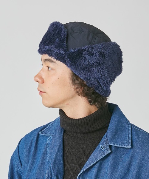 OVERRIDE（オーバーライド）の「OVERRIDE  RIP STOP CARGO TRAPPER（ハット・メンズ・グリーン/ブラック/ネイビー・58cm）」の21枚目の写真