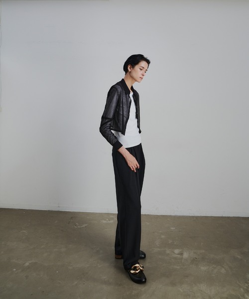 CEL ANSWER（シーイーエルアンサー）の「3wayスリーブシアーカーディガン（ニット/セーター・レディース・ブラック/オレンジ/グリーン・FREE）」の16枚目の写真