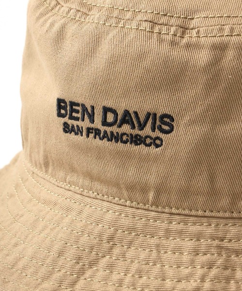 BEN DAVIS（ベンデイビス）の「BEN DAVIS/ベンデイビス ツイル バケットハット（ハット・メンズ・ブラック/ベージュ/ホワイト・FREE）」の8枚目の写真