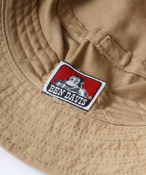 BEN DAVIS（ベンデイビス）の「BEN DAVIS/ベンデイビス ツイル バケットハット（ハット・メンズ・ブラック/ベージュ/ホワイト・FREE）」の10枚目の写真