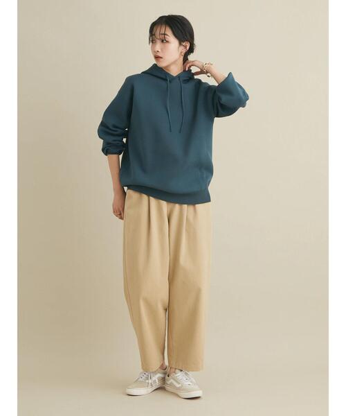 CRAFT STANDARD BOUTIQUE(クラフトスタンダードブティック)の「ベイカーテーパードパンツ *◆(チノパンツ・レディース・カーキ/ベージュ・M/L)」の16枚目の写真