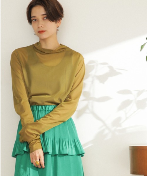 ROSE BUD（ローズバッド）の「フラワーレースカットソー（T