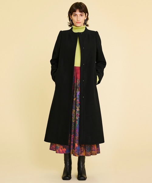 LANVIN en Bleu（ランバンオンブルー）の「ボトルネックウールコート